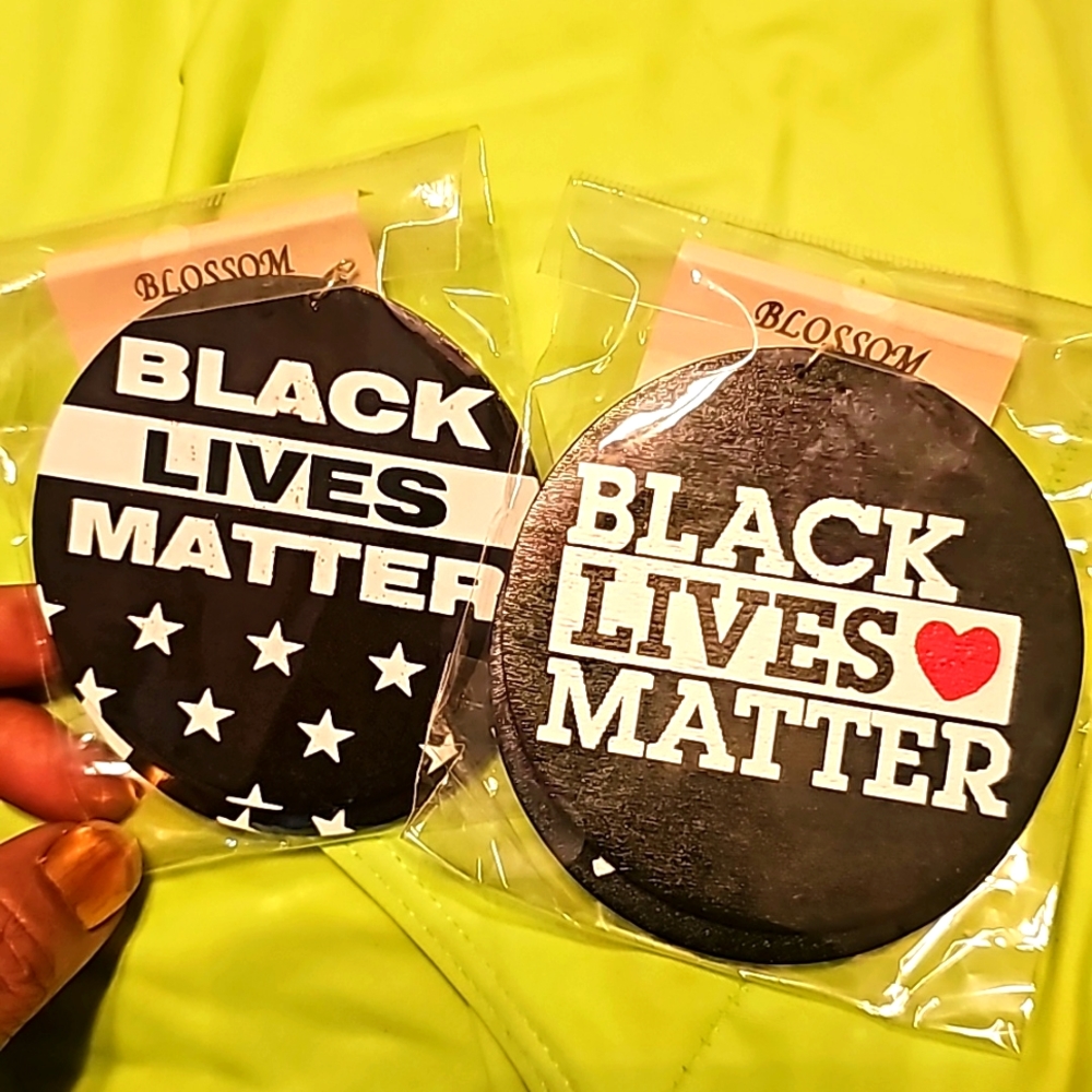 2 Pair Black Statement Earrings - image 2